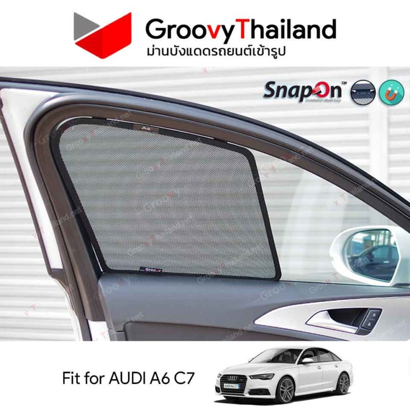 Groovy Thailand ม่านบังแดดรถเข้ารูป