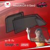 ม่านบังแดดแม่เหล็ก MAZDA CX-5 Gen2 (SnapOn Em - 6 pcs)