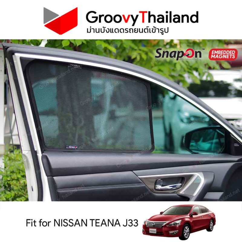 Groovy Thailand ม่านบังแดดรถเข้ารูป